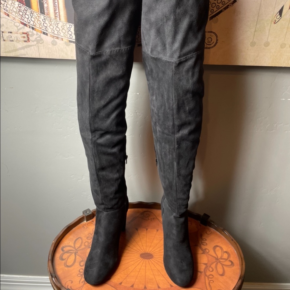 Black Suede Boots